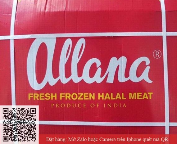 thịt trâu đông lạnh nhập khẩu allana