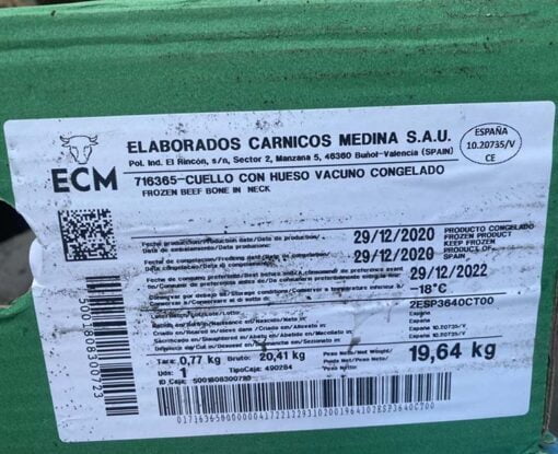 xương cổ bò đông lạnh medina nhập khẩu Tây Ban Nha 04