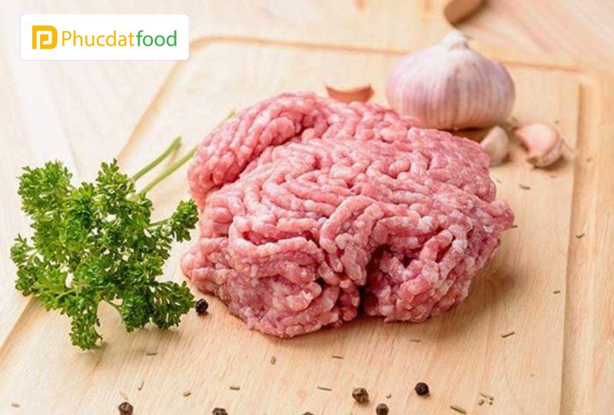 Thịt heo xay đông lạnh