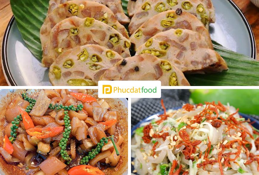 Các món ngon làm từ da lưng của heo