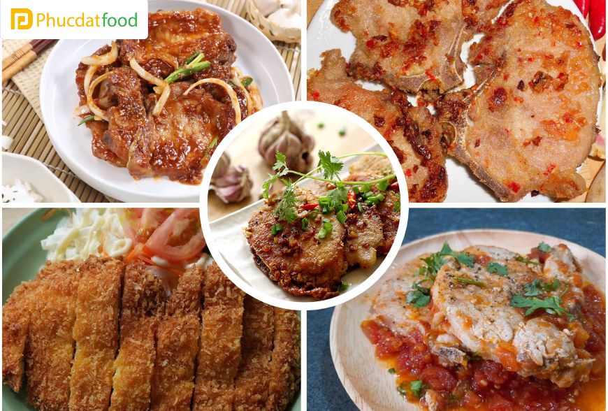 5 món ăn được làm từ cốt lết heo nhập khẩu