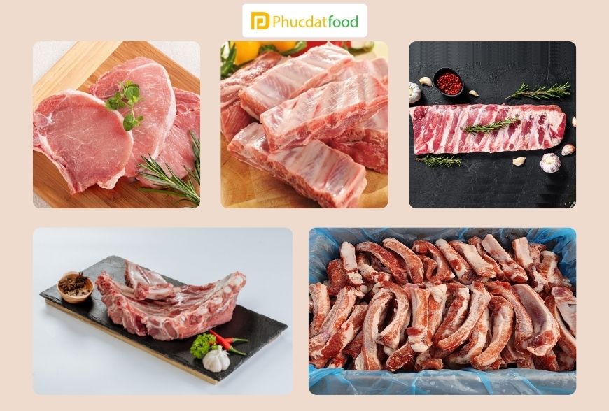 Phân biệt các loại sườn heo
