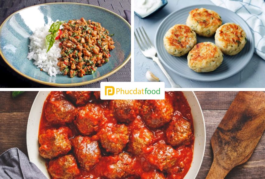Thịt Gà Xay Đông Lạnh 2024 | Phúc Đạt Food 3 Những món ăn được chế biến từ thịt gà xay